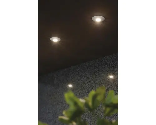 LED Einbauspot CHANGO 3er Set 1 W 300 lm 3000 K warmweiß 22x40x32 mm IP44 weiß