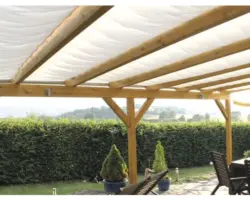 Seilspann-Sonnensegel elfenbein 220x96 cm