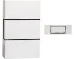 Hornbach Türklingel 230 V inkl. Drucknopf, kabelgebunden , weiß (T39365)