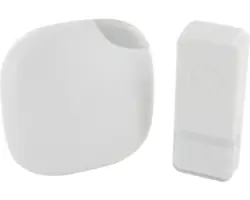 Funk-Türklingel 300 m, 230V Steckdose, weiß (T39362)