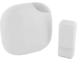 Funk-Türklingel 300 m, batteriebetrieben, weiß (T39361)