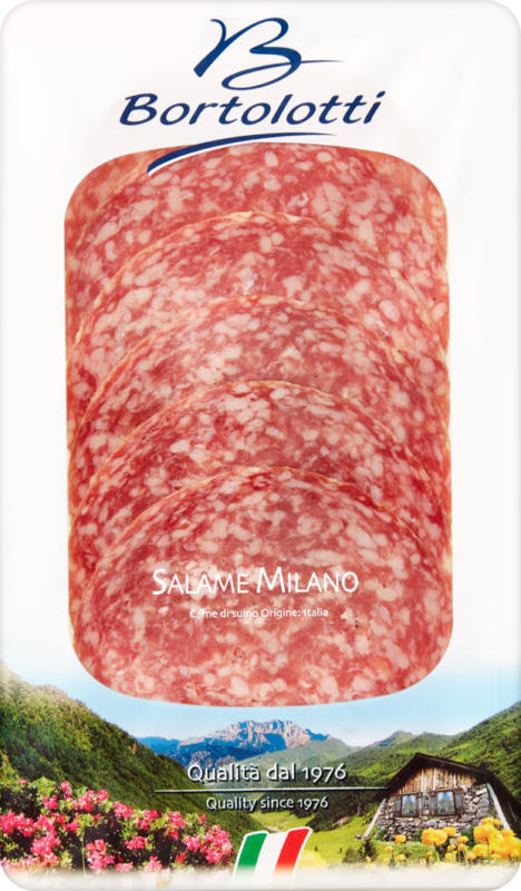 Salame Milano Bortolotti, geschnitten, Italien, 60 g