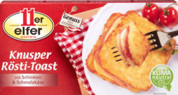 Elfer Knusper-Rösti-Toast, mit Schinken und Schmelzkäse, 400 g