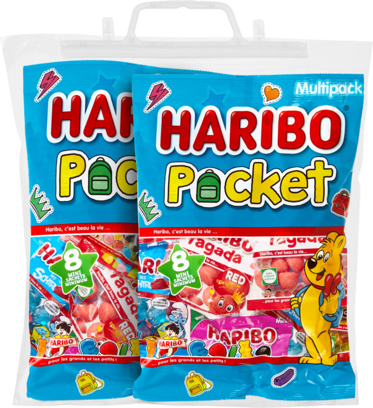 Haribo Pocket, 2 x 380 g