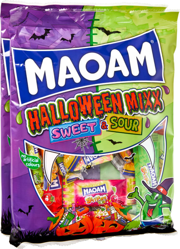 Maoam Halloween Mixx, Sweet & Sour, 2 x 300 g