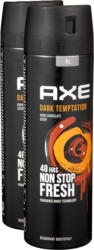Axe Deo Bodyspray Dark Temptation , 2 x 200 ml