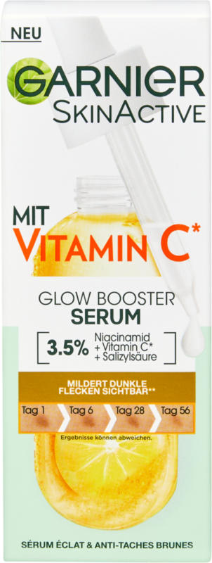 Siero Vitamin C Glow Booster Garnier Skin Active, 30 ml
