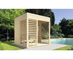 Pavillon Bertilo Unico 1 inkl. Fußboden 226 x 234 cm natur