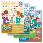 Die Post | La Poste | La Posta «Phila & Franco» Briefmarkenset für Kinder, DE