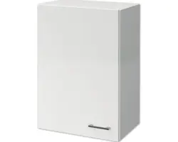 Hängeschrank Flex-Well Lucca 60x89x32 cm weiß mit Drehtüre