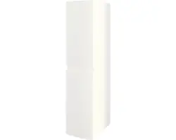 Hochschrank Baden Haus Vague 40x170x40 cm weiß matt