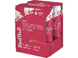 Red Bull 873331 Winter Edition Birne-Zimt, Energy Drink, 4x 0.25l