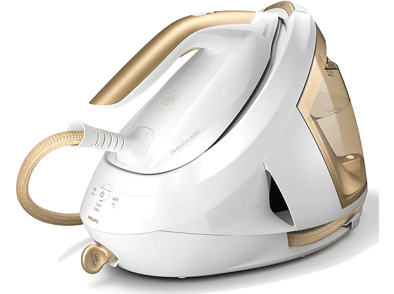 Philips PSG 8040/60 Perfect Care 8000 Series Dampfbügelstation (8 bar, 2700 Watt, 1,8 l Wassertank, Weiß)