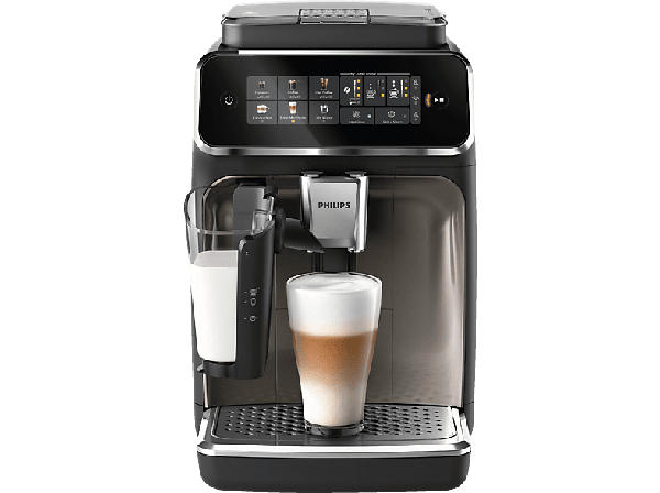 Philips EP3347/90 Serie 3300 LatteGo 6 Kaffeespezialitäten Kaffeevollautomat (Schwarz, verchromt, Keramikmahlwerk, 15 bar, integrierter Milchbehälter)