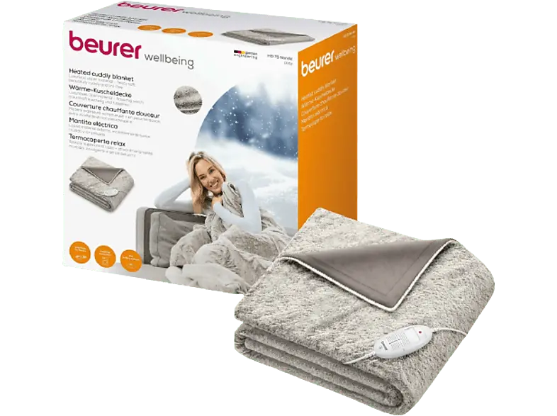 Beurer HD75 Cosy Nordic 180x130cm Kuscheldecke