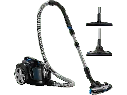 Philips FC9741/09 PowerPro Expert Bodenstaubsauger ohne Beutel (76 dB(A), maximale Leistung: 900 Watt, Schwarz)