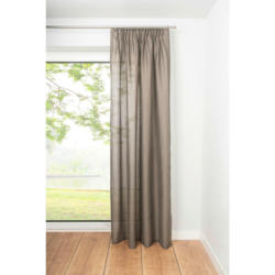 Kombivorhang 2er Pack Dot taupe B/L: ca. 135x245 cm