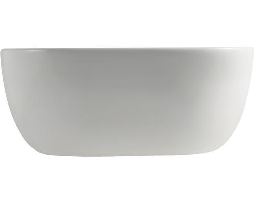 Aufsatzwaschbecken Form&Style Lamia eckig 46,5 x 32,0 cm weiß glänzend ohne Beschichtung