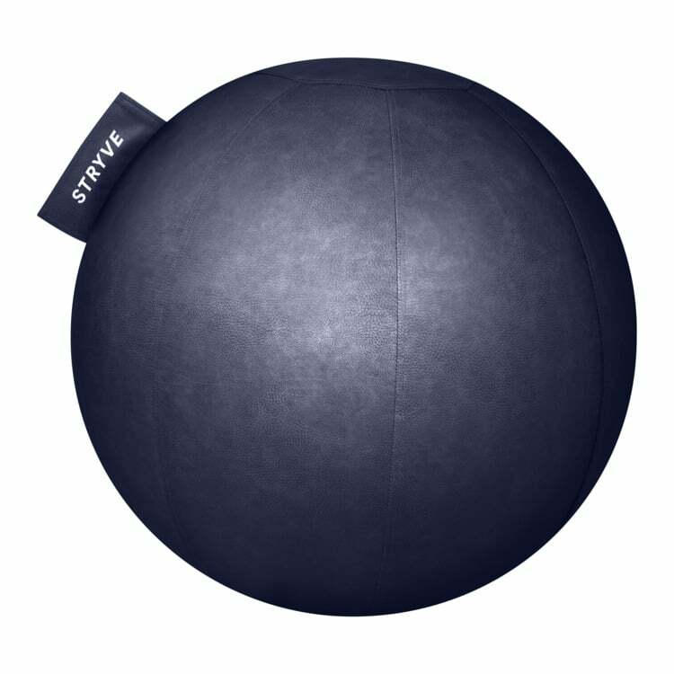 Palla da ginnastica ACTIVE BALL, materiale misto, blu scuro