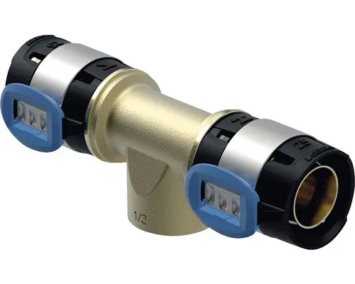 T-Stück Geberit FlowFit 20x1/2"x20 mm IG