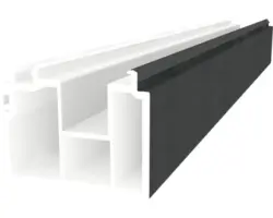 ARON Econ Fensterbankanschluss weiß/anthrazit 2200 mm