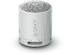Sony SRS-XB100 - kabelloser, tragbarer Bluetooth-Lautsprecher, robust, wasserfest und staubdicht gemäß IP67, 16 Stunden Akkuleistung, Eco, Hellgrau; Bluetooth Lautsprecher