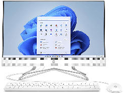 HP All-in-One PC 24-df1905ng, Intel i5-1135G7, 8GB RAM, 512GB SSD, 23.8 Zoll Full-HD, Win11 Home, Snow White