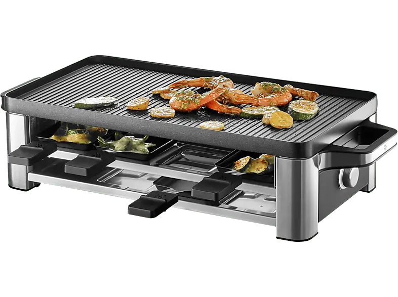 WMF LONO Raclette (in Silber, für 8 Personen, 1500 Watt)