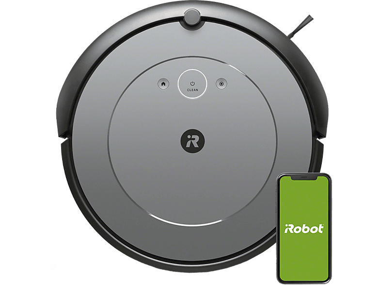 iRobot Roomba i1158 Saugroboter (Grau, Laufzeit: 1.5 Std)