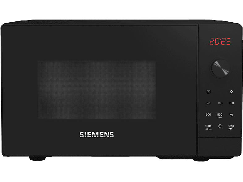 Siemens FF023LMB2 Mikrowelle (800 Watt, Freistehend, 20 l, Schwarz)