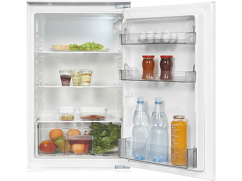 Ok.-Ggv OBR8822E Kühlschrank, Schlepptürtechnik (E, 880 mm hoch, Weiß, 129 l)