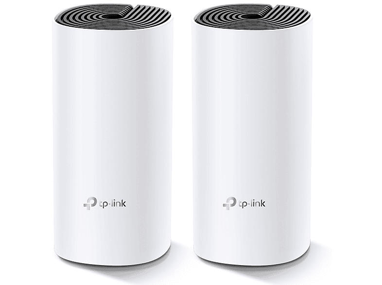 TP-Link WLAN Router Deco M4, AC1200, Weiß, 2er-Pack (Deco-M4-2-Pack)