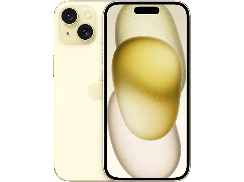 Apple iPhone 15 256 GB, Gelb, Dual SIM