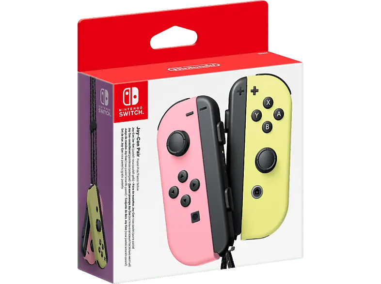 NINTENDO Switch Joy-Con (pastell-rosa, pastell-gelb); Controller
