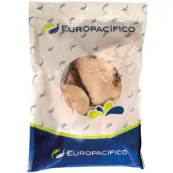 Pazifischer Seehecht mit Haut, PBI, roh, glasiert, tiefgefroren