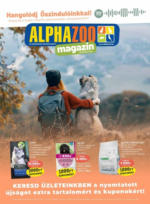 AlphaZoo: AlphaZoo újság érvényessége 2023.10.22-ig - 2023.10.22 napig