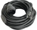 Hornbach Verlängerungskabel 3 x 1,5 mm² H05RR-F 25 m schwarz