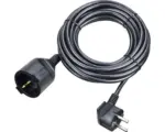 Hornbach Verlängerungskabel 3 x 1,5 mm² H05VV-F, 3 m schwarz