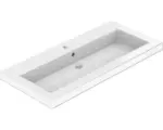 Hornbach Möbelwaschbecken Allibert Dyson 100,5x46,2 cm weiß glänzend