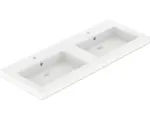 Hornbach Doppelwaschbecken Allibert Dyson AL367582 120,5x46,2 cm weiß glänzend