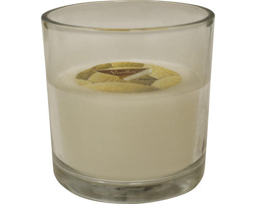 Duftkerzenglas 10 x 10 cm vanille