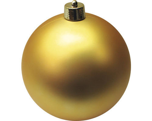 Christbaumkugel aus Kunststoff Lafiora XXL Ø 30 cm gold matt