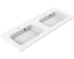 Hornbach Möbelwaschbecken Allibert Style 120,5x46,5 cm weiß glänzend mit Beschichtung
