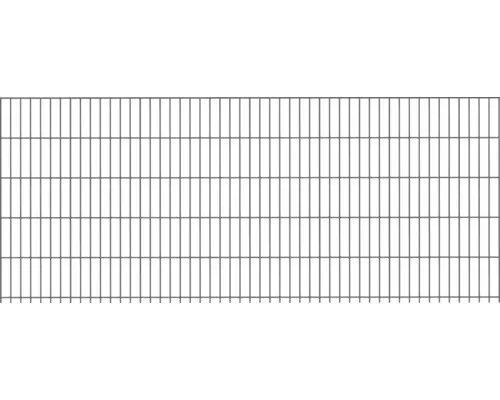 Doppelstabmatte 6/5/6 251x103 cm grau