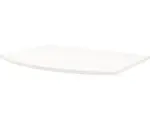 Hornbach Waschtischplatte Baden Haus Vague 70x51x1,6 cm weiß glanz