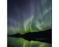 Akustikpaneel digital bedruckt Aurora 1 19x2253x2400 mm Set = 4 Einzelpaneele