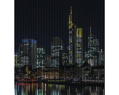 Akustikpaneel digital bedruckt Frankfurt 1 19x2253x2400 mm Set = 4 Einzelpaneele