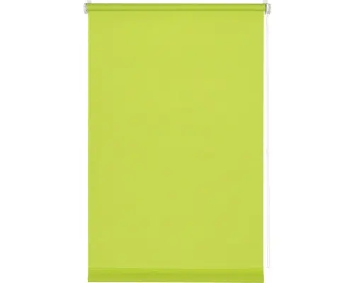 Klemmrollo mit Seitenverspannung ohne Bohren uni apfelgrün 45x150 cm inkl. Klemmträger