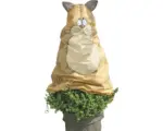 Hornbach Vlieshaube Kater Felix Videx 120 x 125 cm, orange-braun
