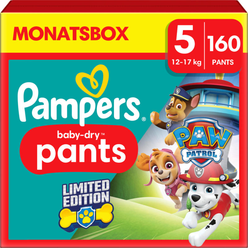 Pampers baby-dry Pants Gr. 5 (12-17 kg) Monatspack